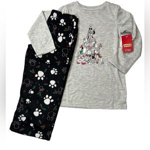 Jammies for your Families Pet Tree 2 pc Pajama Set Kids 4